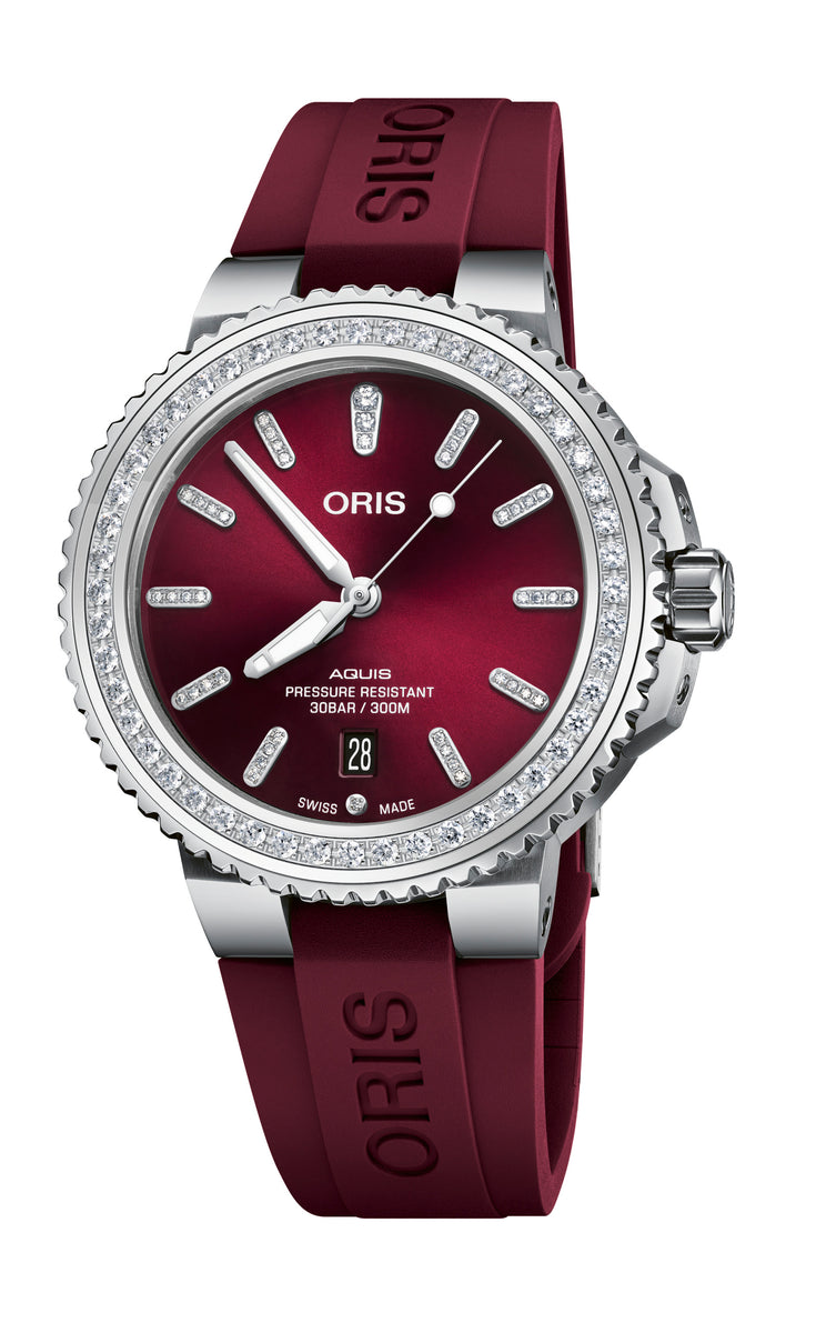 Oris aquis date diamonds sale